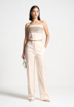 cora-satin-pintuck-bandeau-corset-top-champagne