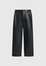 serge-relaxed-fit-leather-pleated-trousers-black
