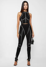 sketch-high-waisted-bandage-leggings-black