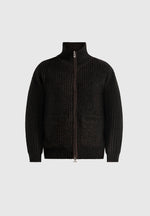 jamie-unisex-speckled-wool-zip-through-jacket-black