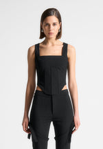 square-neck-pinstripe-corset-top-black