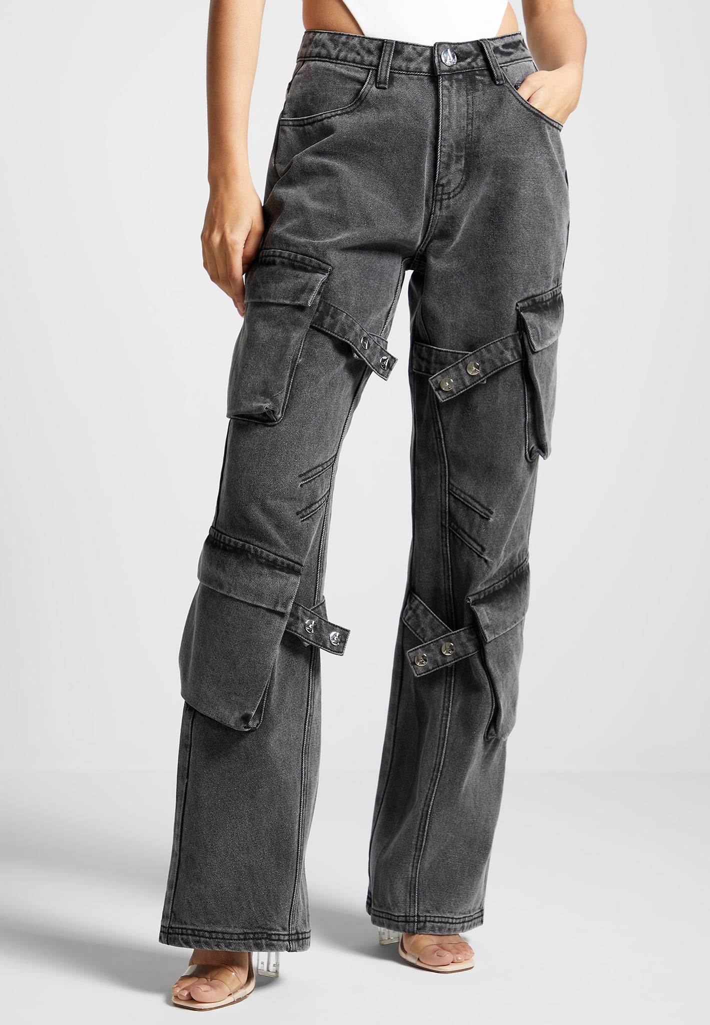 strap-detail-cargo-jeans-washed-grey