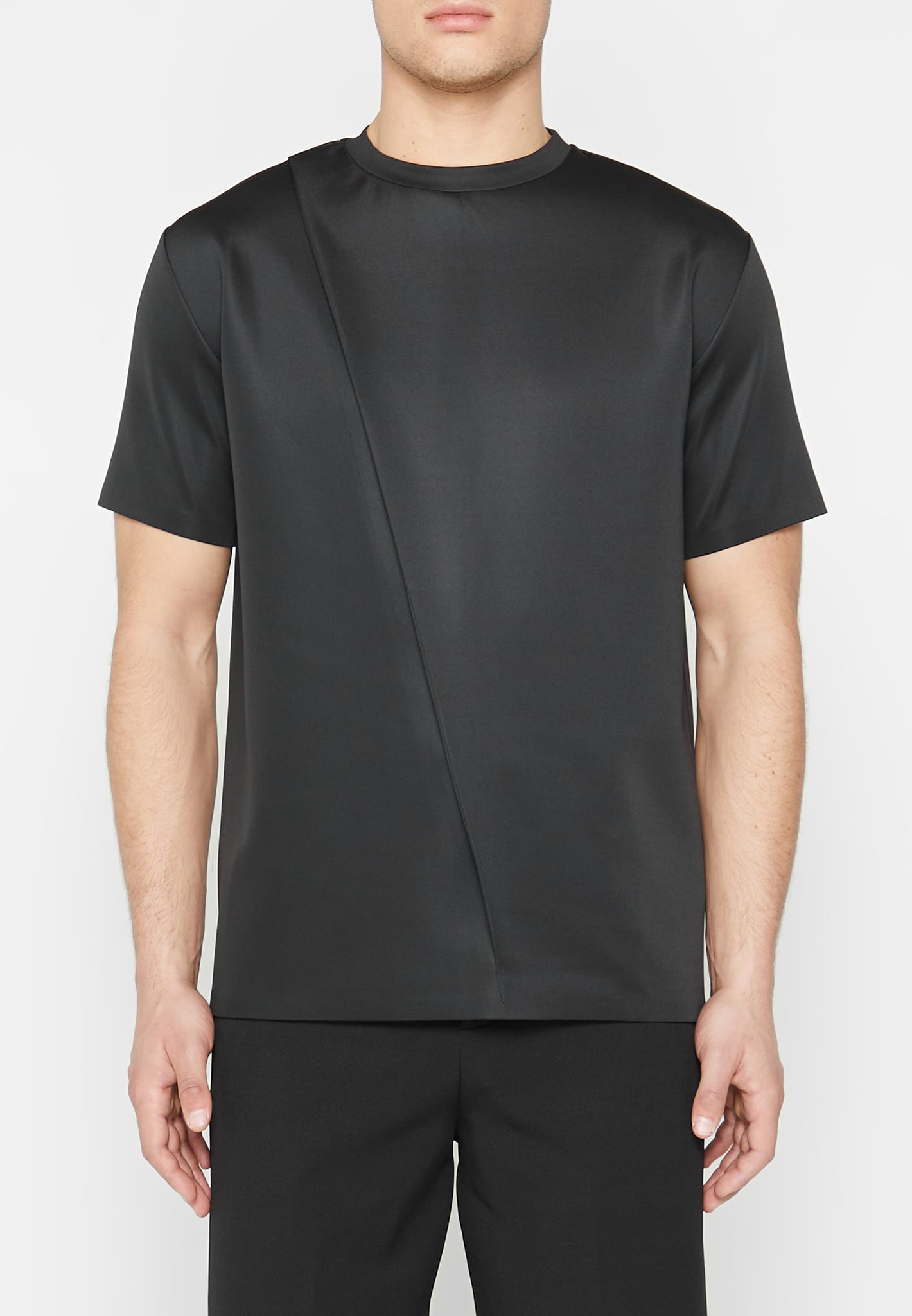 t-shirt-with-pleat-black
