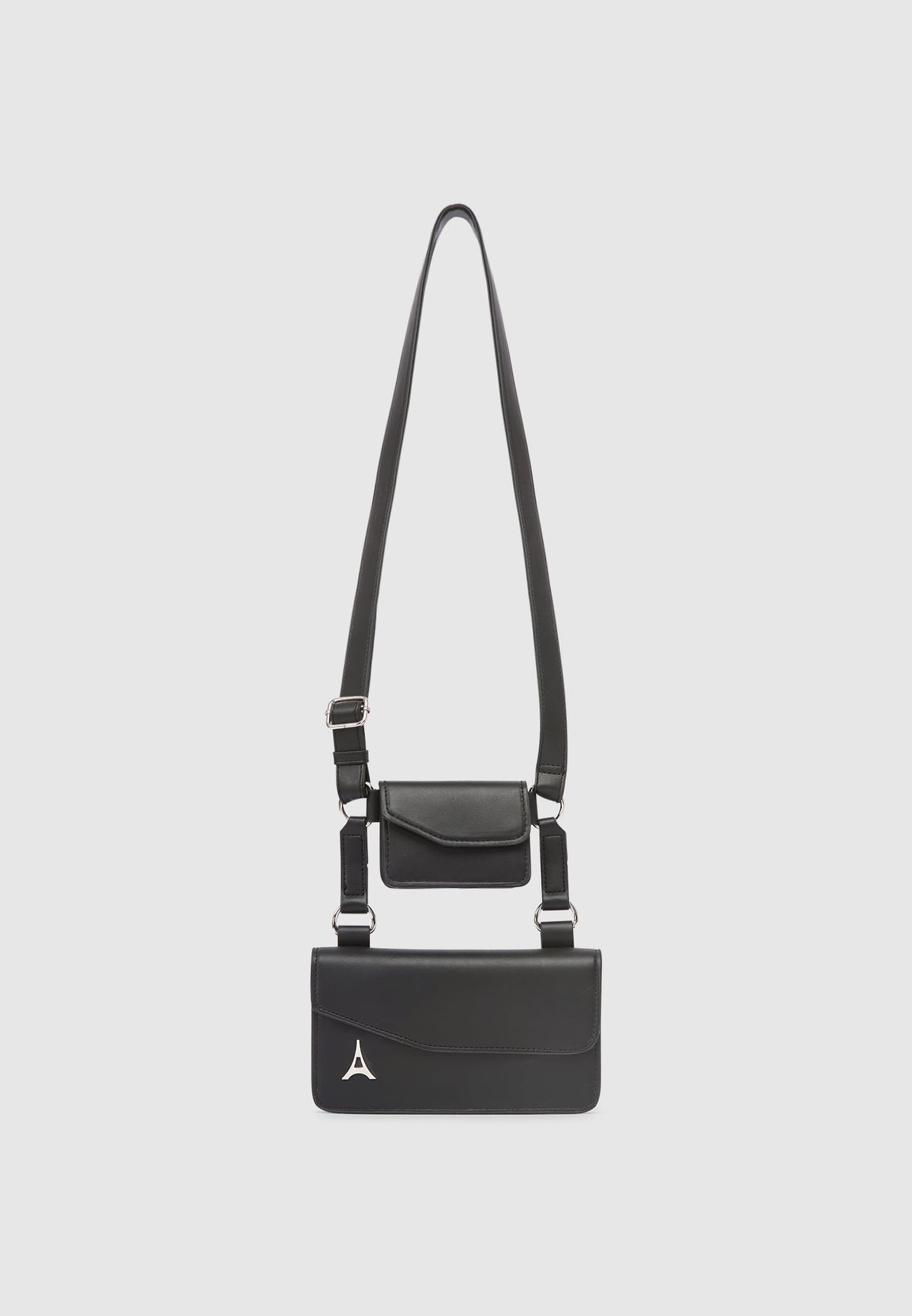 Twin Cross Body Bag - Black