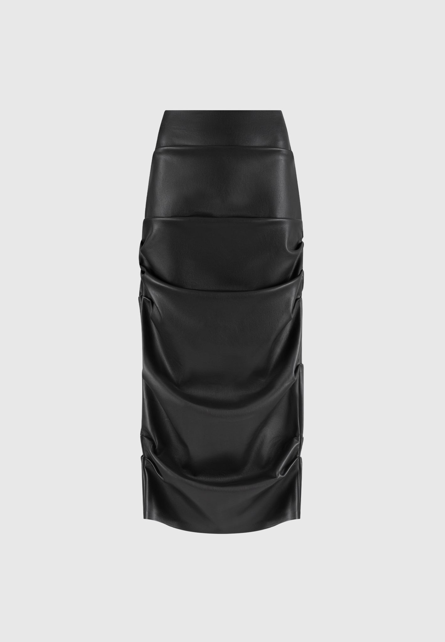tacked-leather-midaxi-skirt-black
