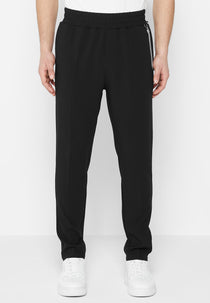 Tailored Trousers with Chain Detail - Black