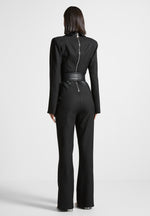 tailored-fit-and-flare-belted-jumpsuit-black