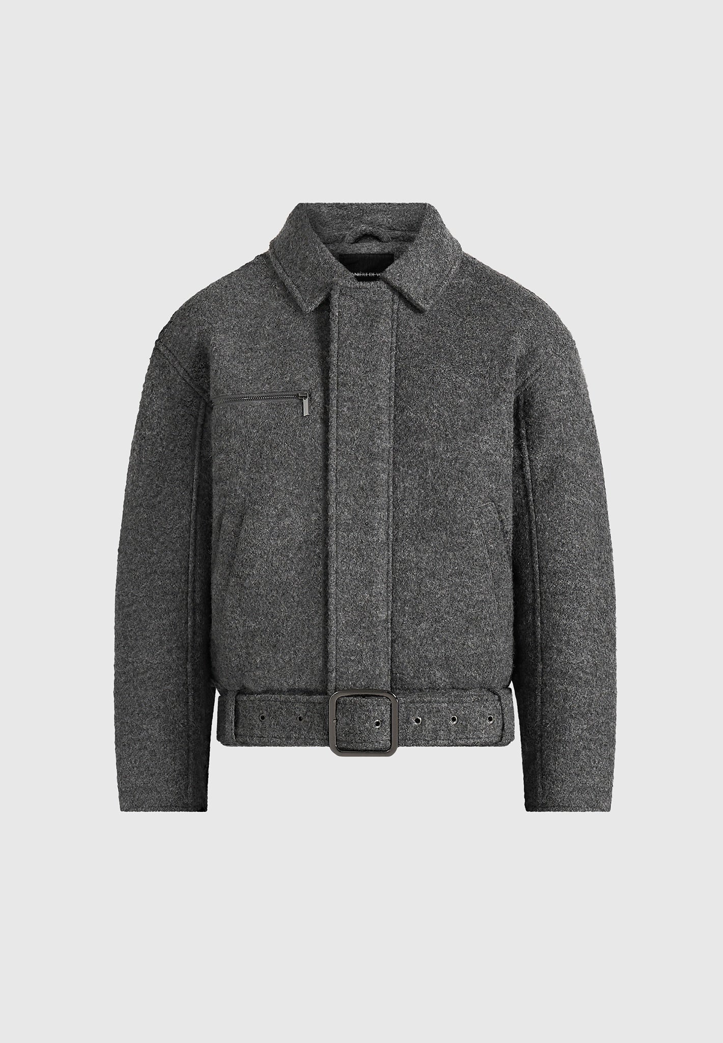 ezra-unisex-wool-belted-bomber-jacket-grey