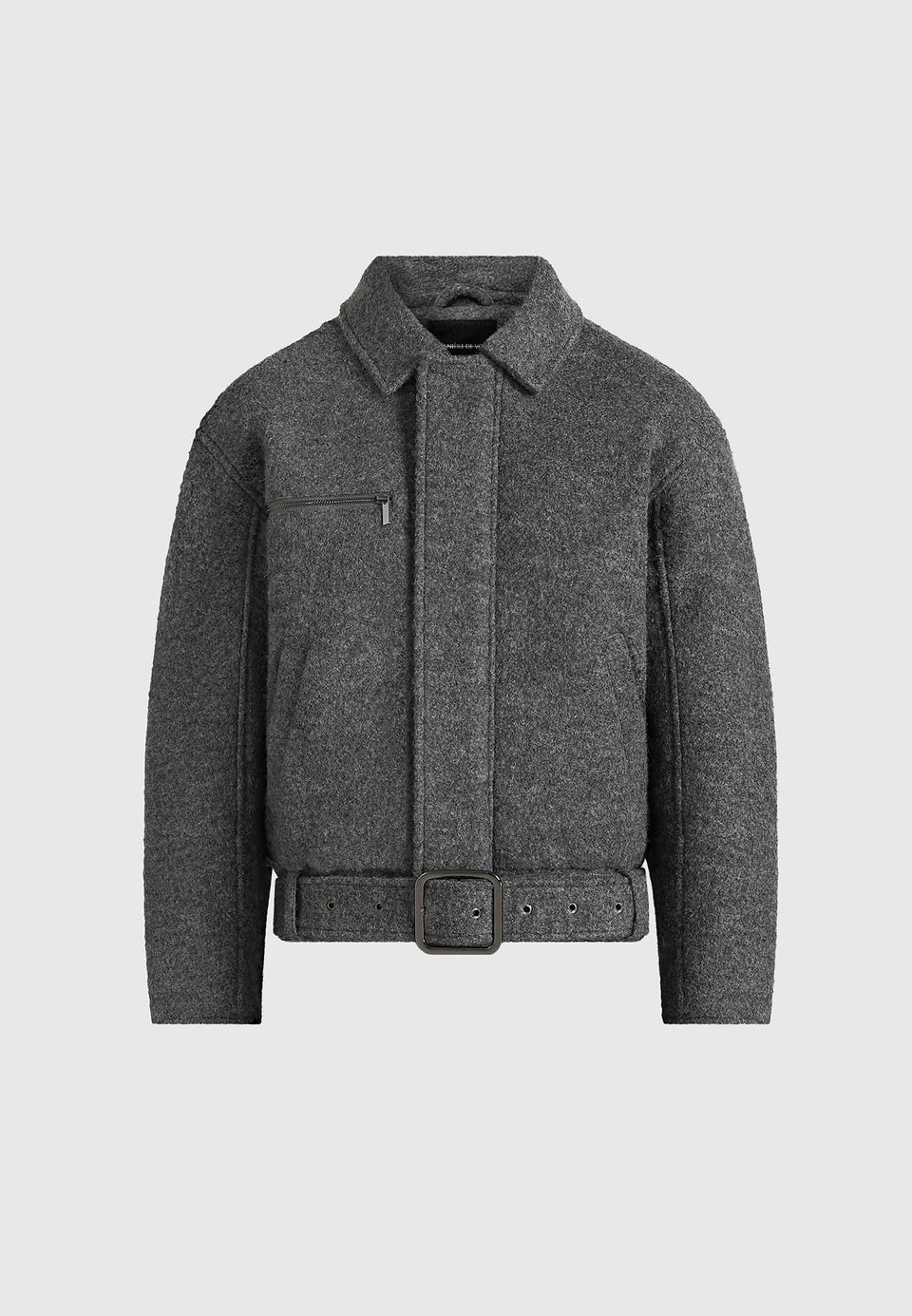 ezra-unisex-wool-belted-bomber-jacket-grey