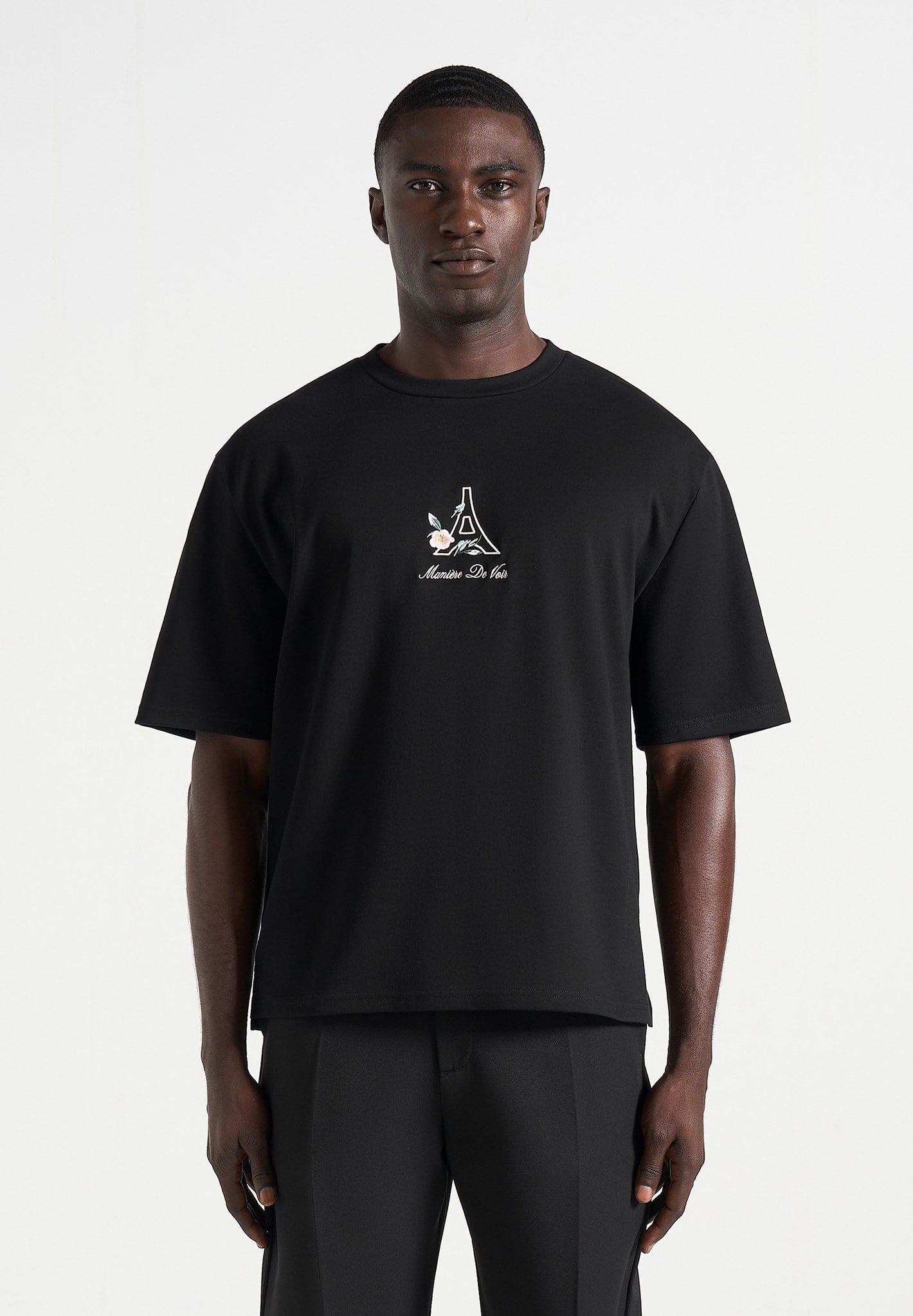 ts008-unisex-floral-eiffel-cotton-t-shirt-black