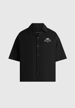 Alexis - Unisex Cote d'Azur Boxy Shirt - Black