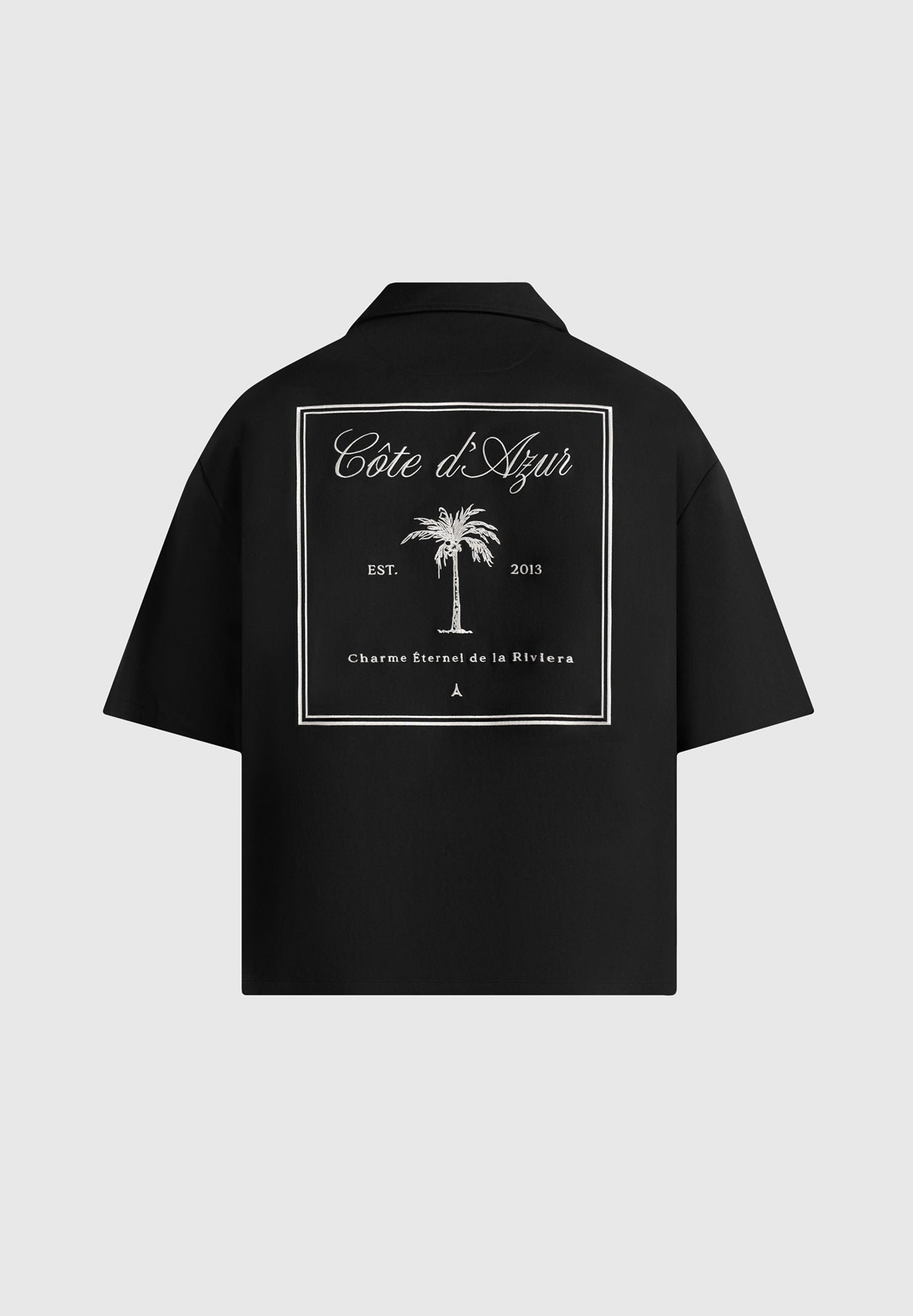 Alexis - Unisex Cote d'Azur Boxy Shirt - Black