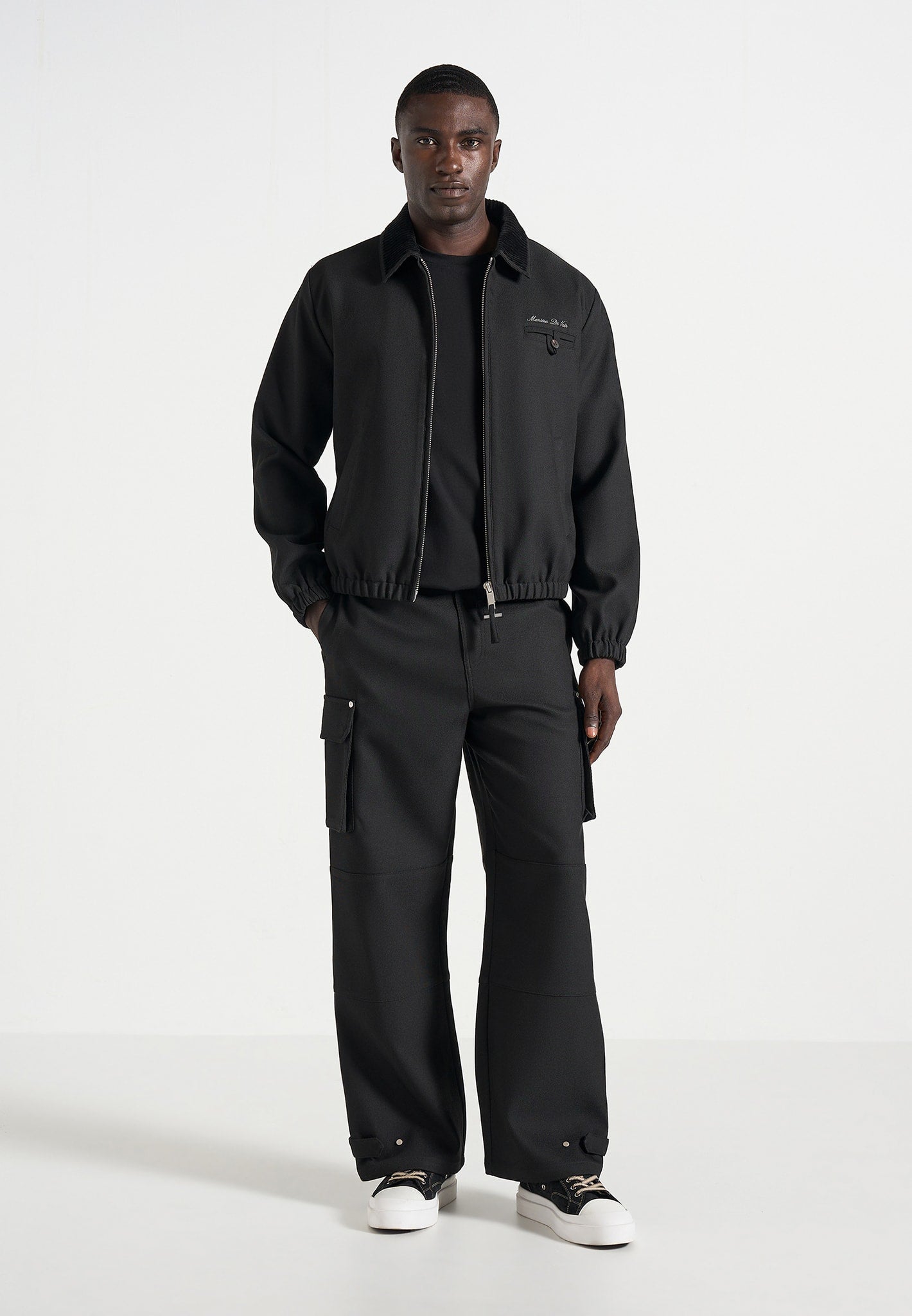 kilian-unisex-twill-signature-jacket-black