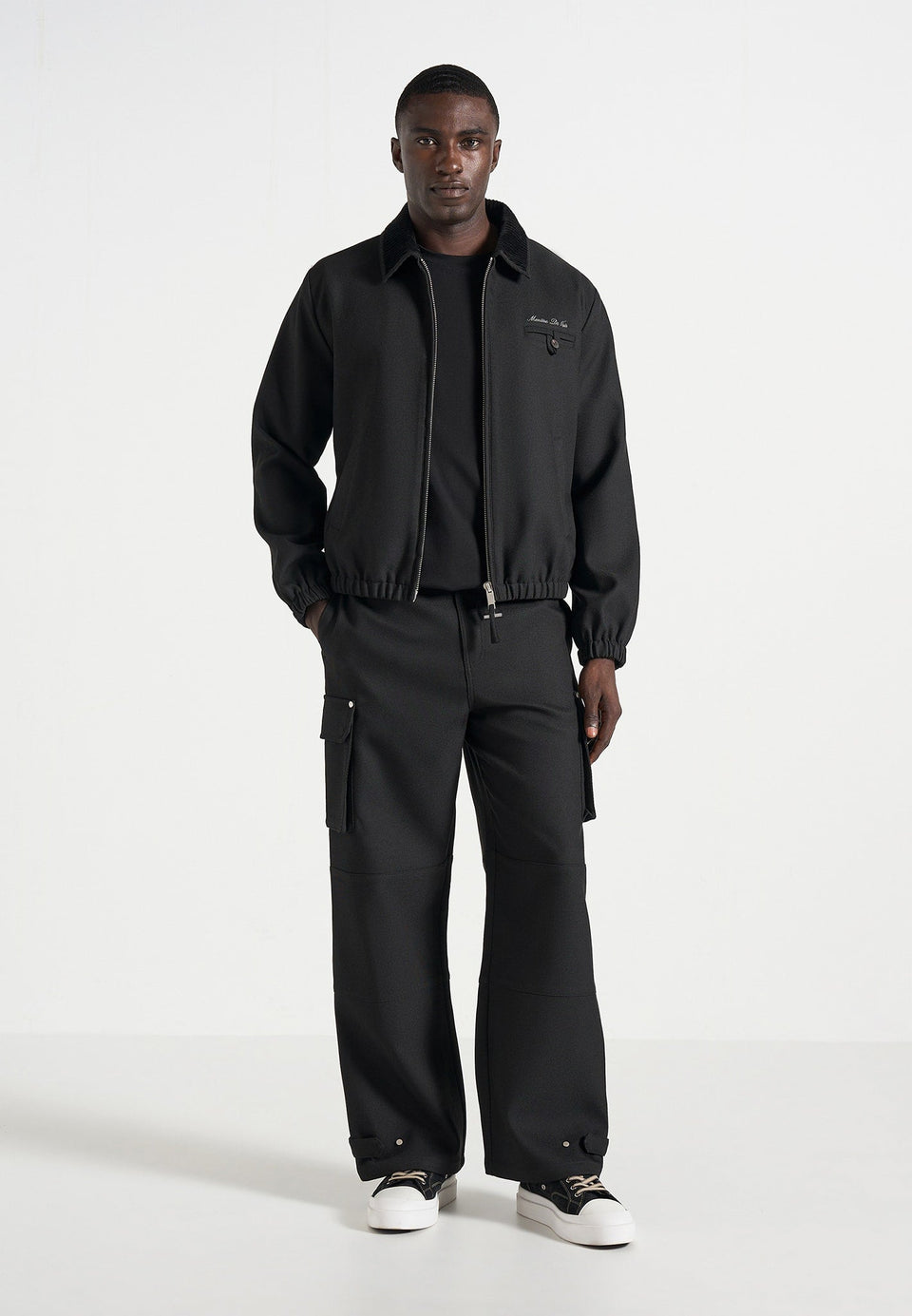 kilian-unisex-twill-signature-jacket-black
