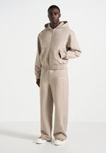 morgan-unisex-whipstitch-wide-leg-jogger-taupe