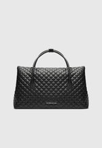 leather-diamond-quilted-travel-bag-black