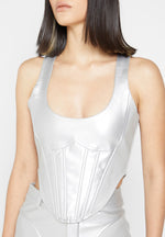 vegan-leather-metallic-corset-top-silver