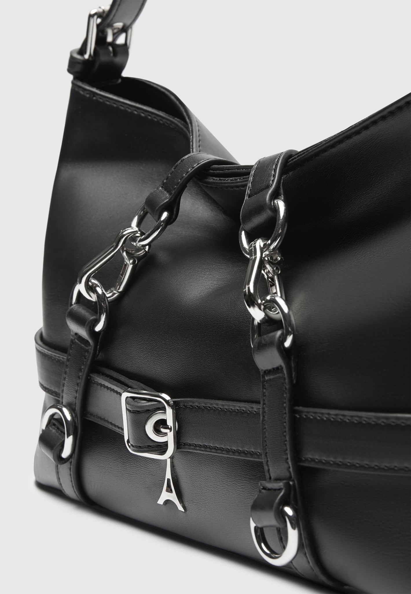 vegan-leather-multi-strap-shoulder-bag-black