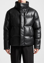 vegan-leather-puffer-jacket-black