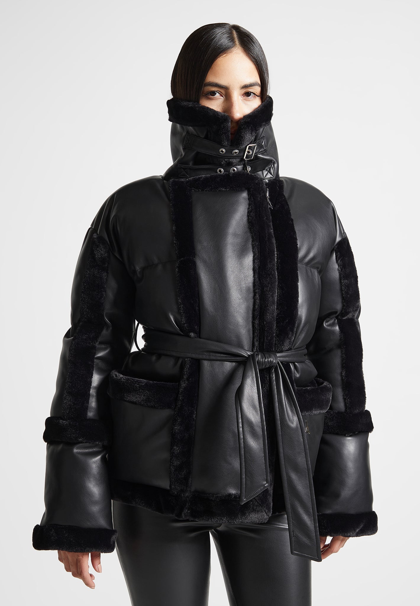 vegan-leather-and-plush-puffer-biker-jacket-black