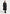 Ayleen - Leather Biker Trench Coat - Black