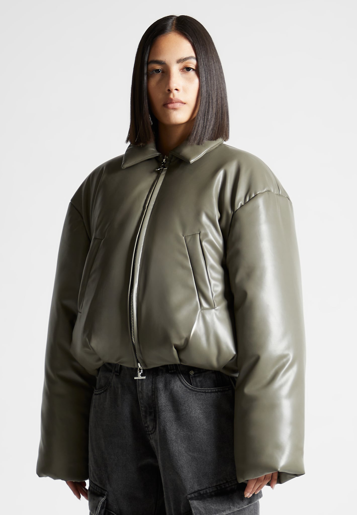 vegan-leather-padded-bomber-jacket-khaki