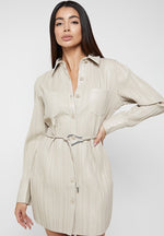 vegan-leather-pleated-shirt-dress-stone