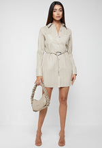 vegan-leather-pleated-shirt-dress-stone