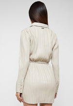 vegan-leather-pleated-shirt-dress-stone