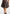 Juliette - Leather Pleated Skort - Brown