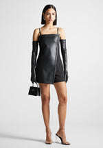 vegan-leather-tailored-playsuit-with-gloves-black