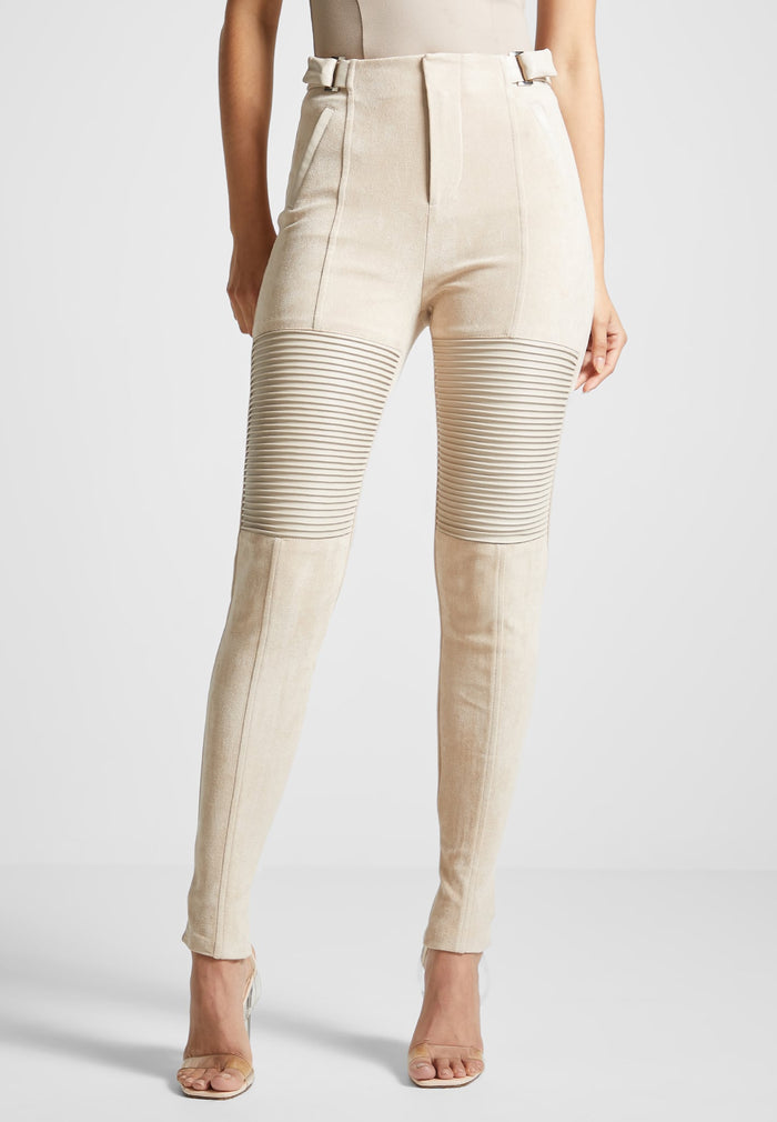 vegan-leather-and-suede-ribbed-leggings-beige