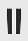knitted-contour-dress-with-vegan-leather-sleeves-black