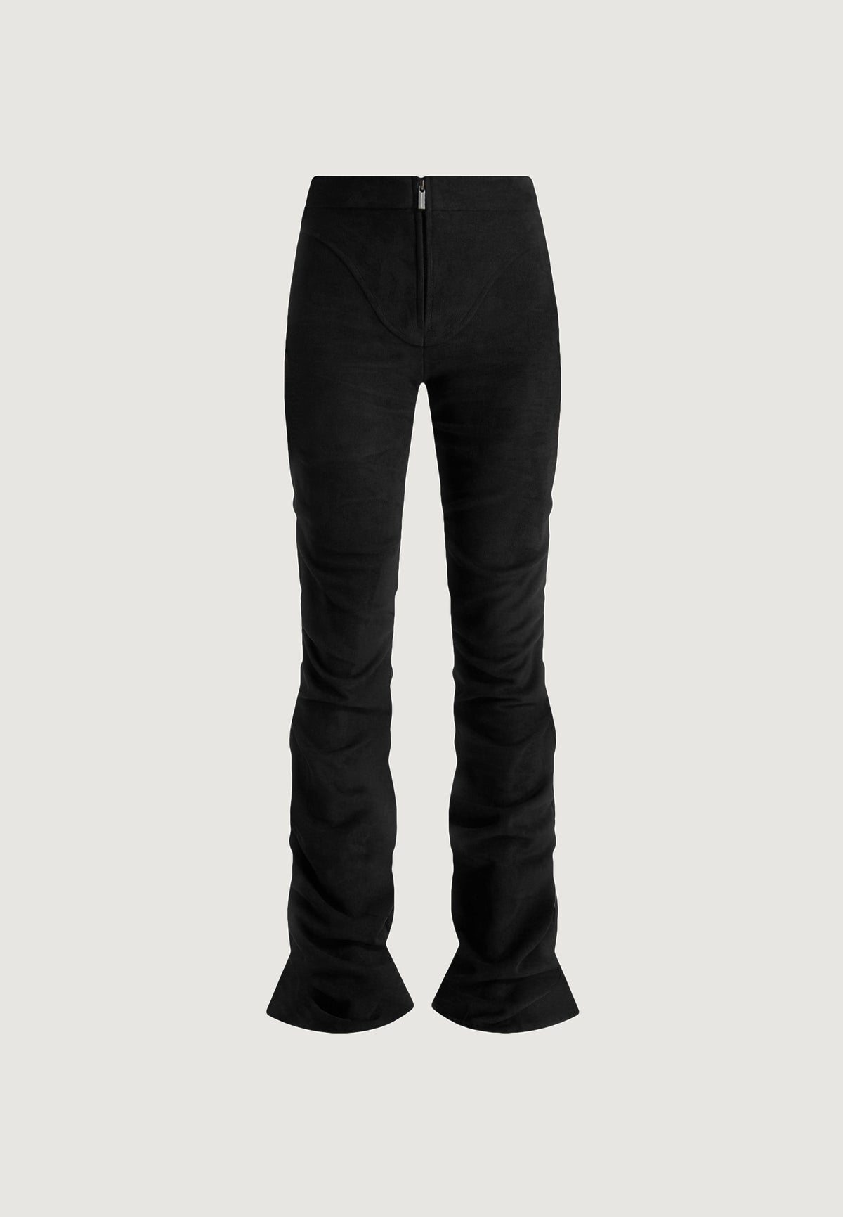 caroline-tacked-suede-fit-and-flare-trousers-black