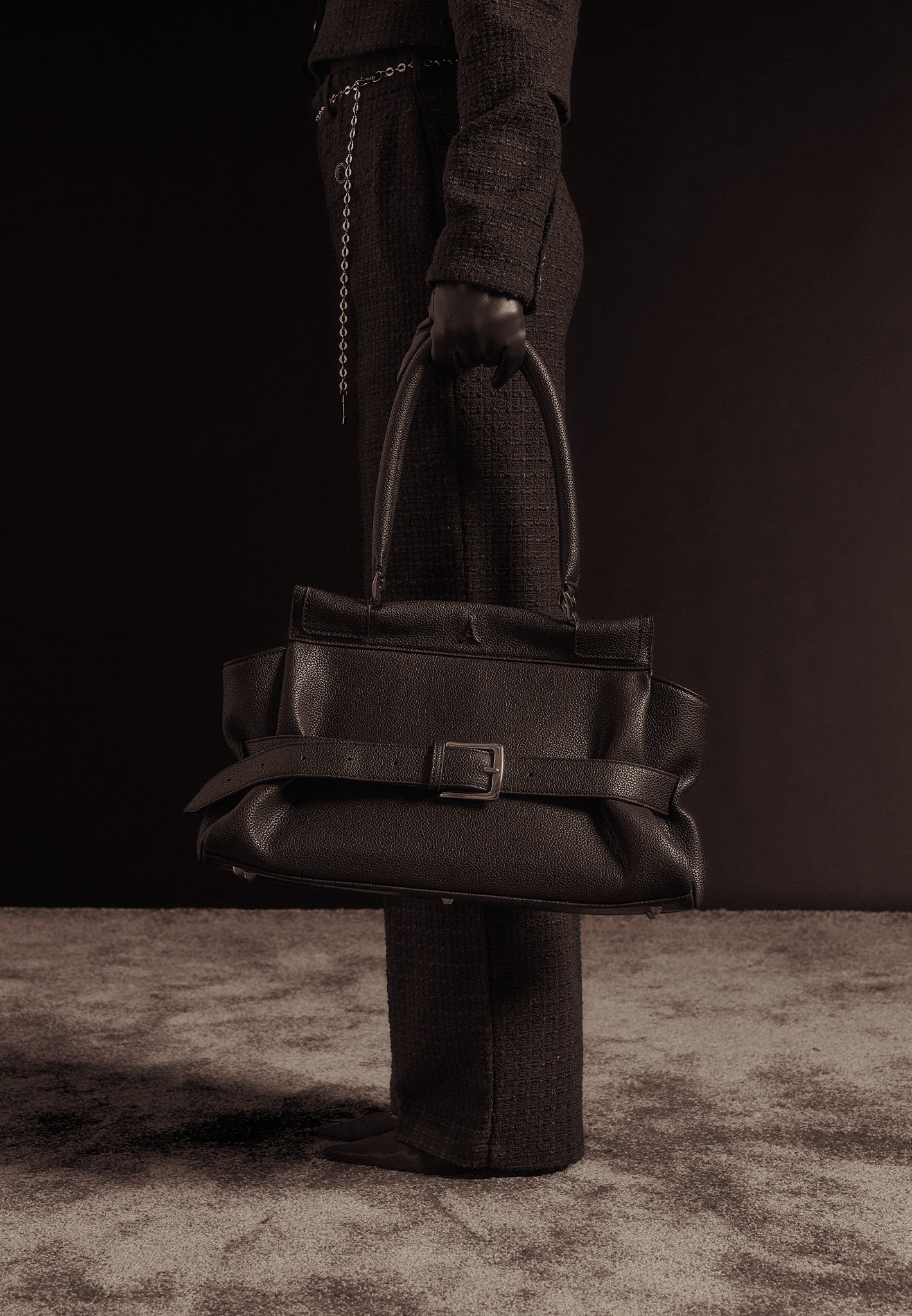 nathalie-tweed-trousers-with-belt-black