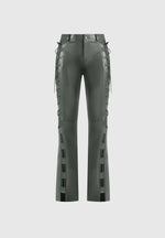 ambre-leather-lace-up-flared-trousers-olive