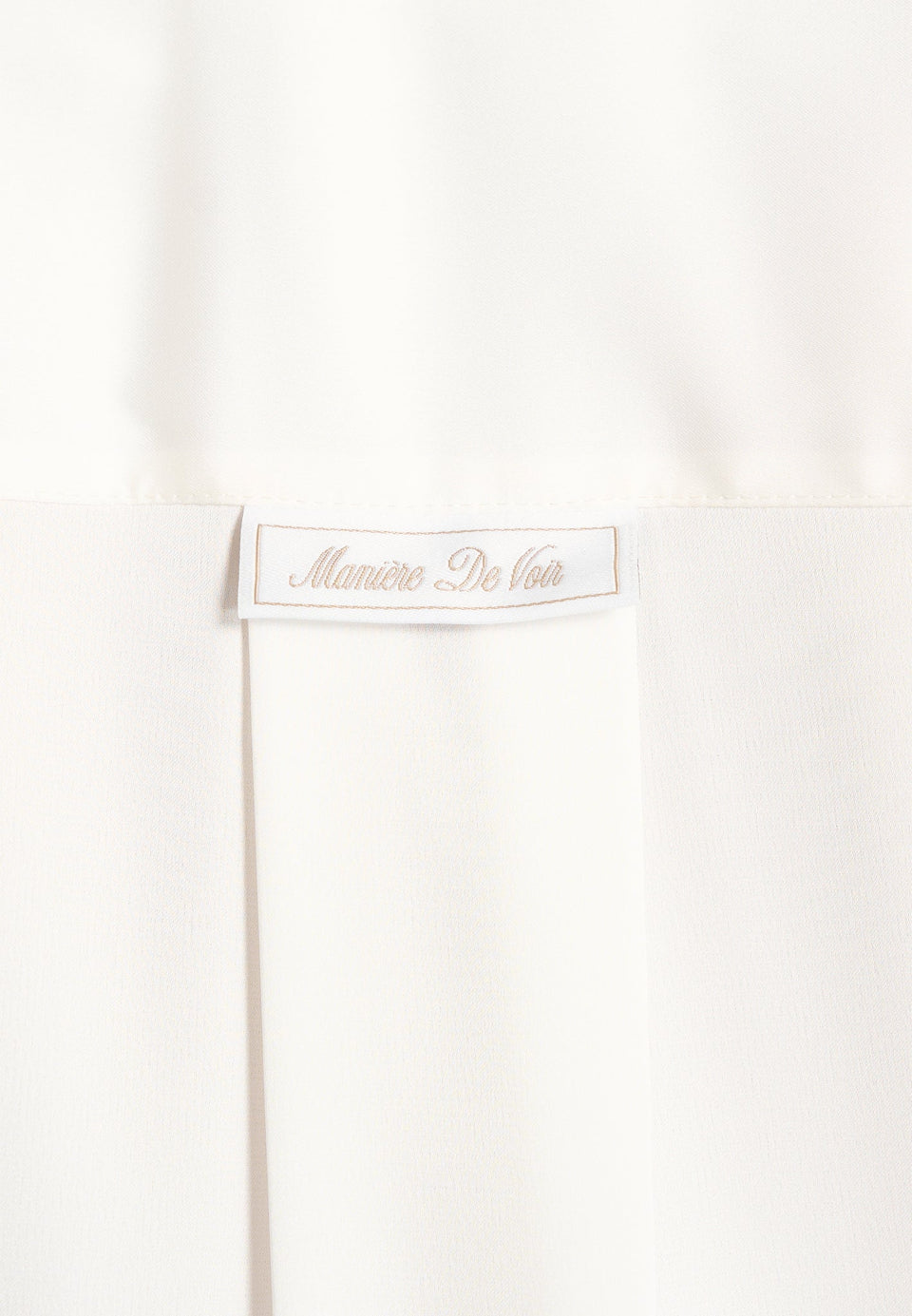Milena - Chain Belt Ruched Shirt Mini Dress - White
