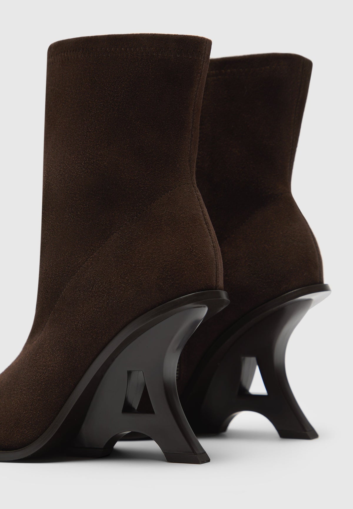 L‘Eiffel - Heeled Suede Boot - Espresso