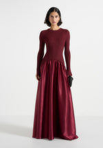 adeline-knit-and-satin-curved-hem-maxi-dress-wine-red