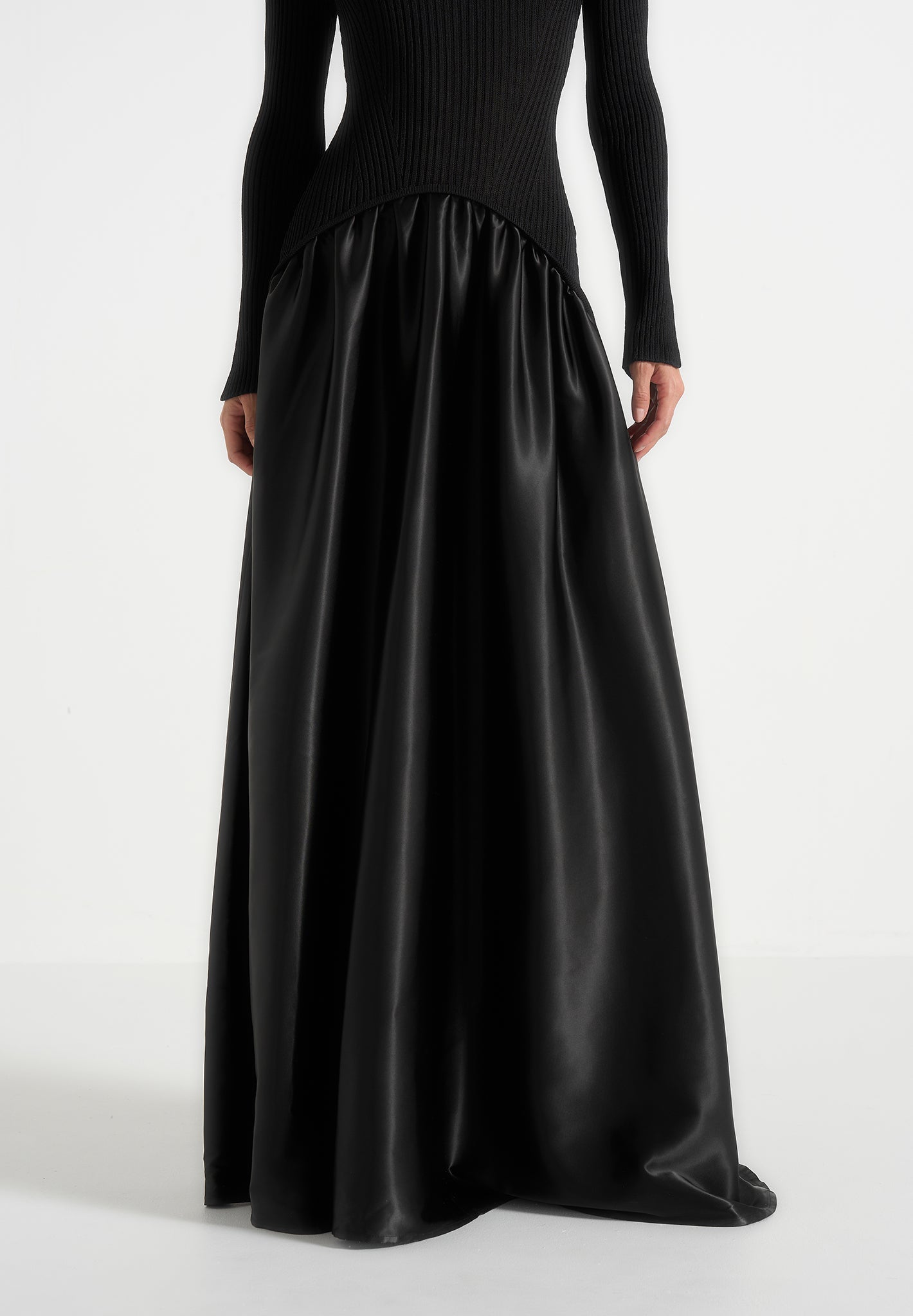 adeline-knit-satin-curved-hem-maxi-dress-black