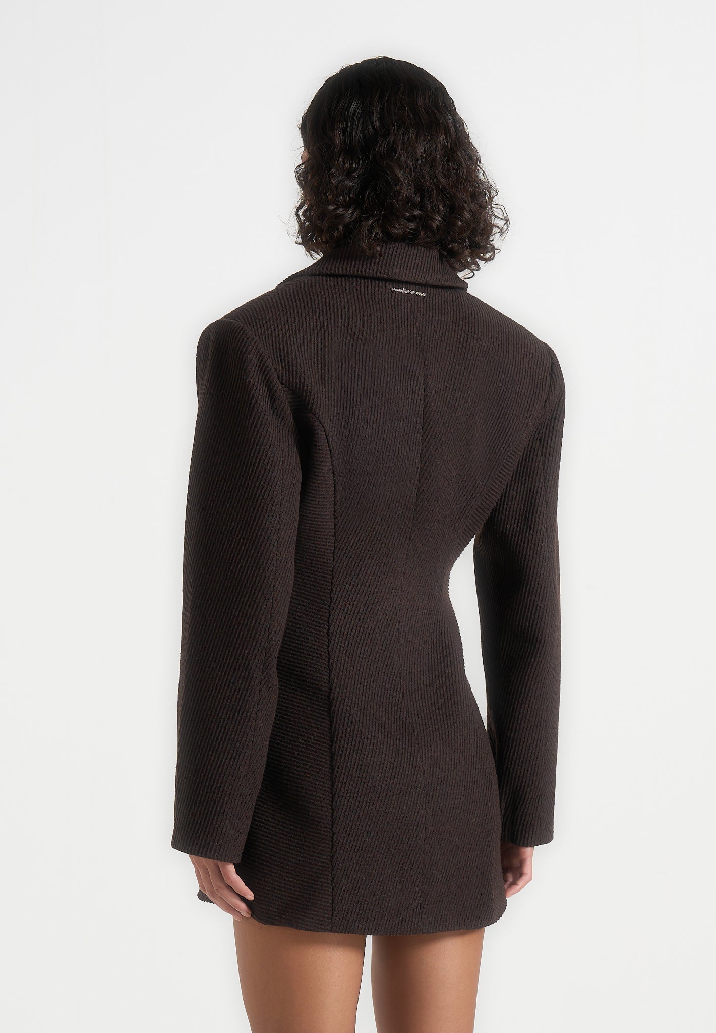 oversized-wool-asymmetric-blazer-dress-brown