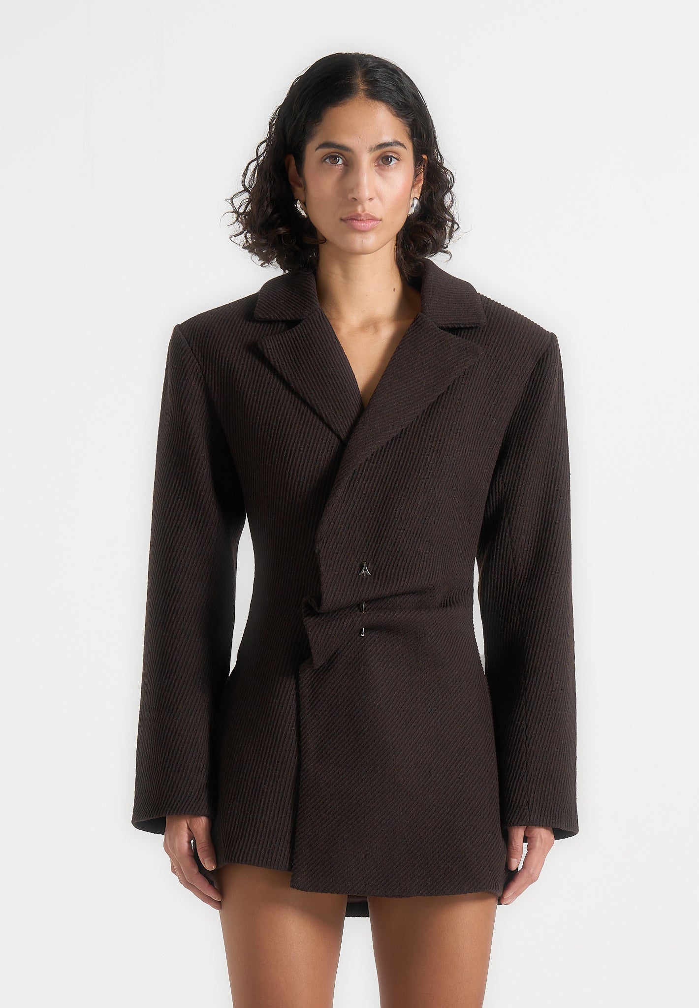 oversized-wool-asymmetric-blazer-dress-brown