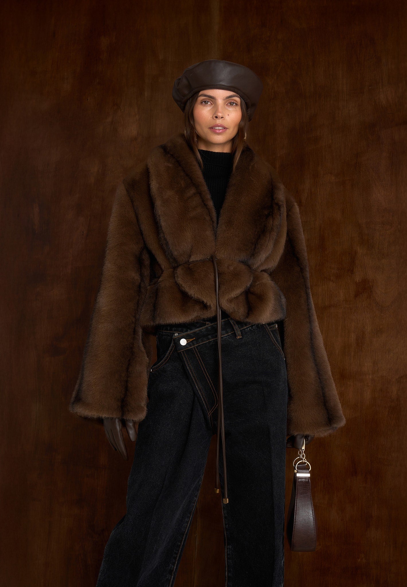 nola-fur-shawl-jacket-with-leather-belt-brown