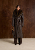 cenya-fur-collar-belted-leather-coat-brown