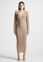 wide-shoulder-knitted-midaxi-dress-taupe