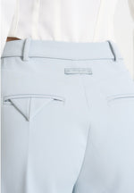 Julie - Tailored Twin Pleat Pants - Pale Blue