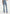 Annette - Seam Detail Fit & Flare Denim Jumpsuit - Mid Blue