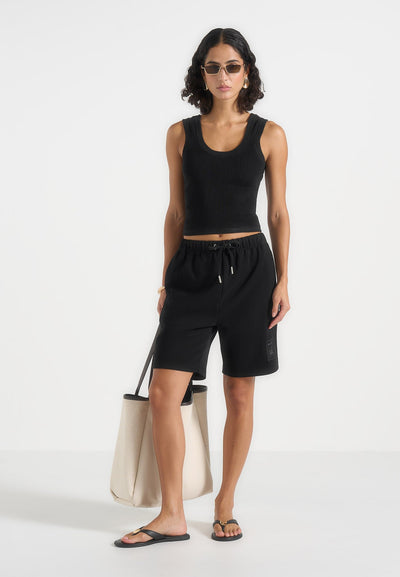 SH001 - Unisex Cotton Shorts - Black