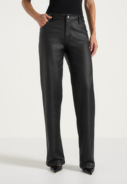 florence-wax-effect-jeans-black