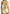 Christelle - Cowl Halter Open Back Rosette Mini Dress - Gold